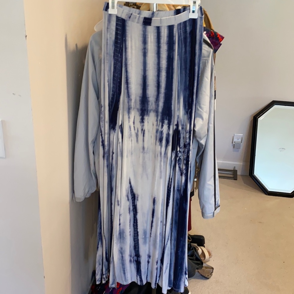Lulus tie dye maxi skirt